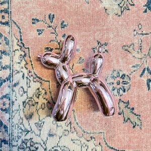 Metallic Balloon Dog Sculpture